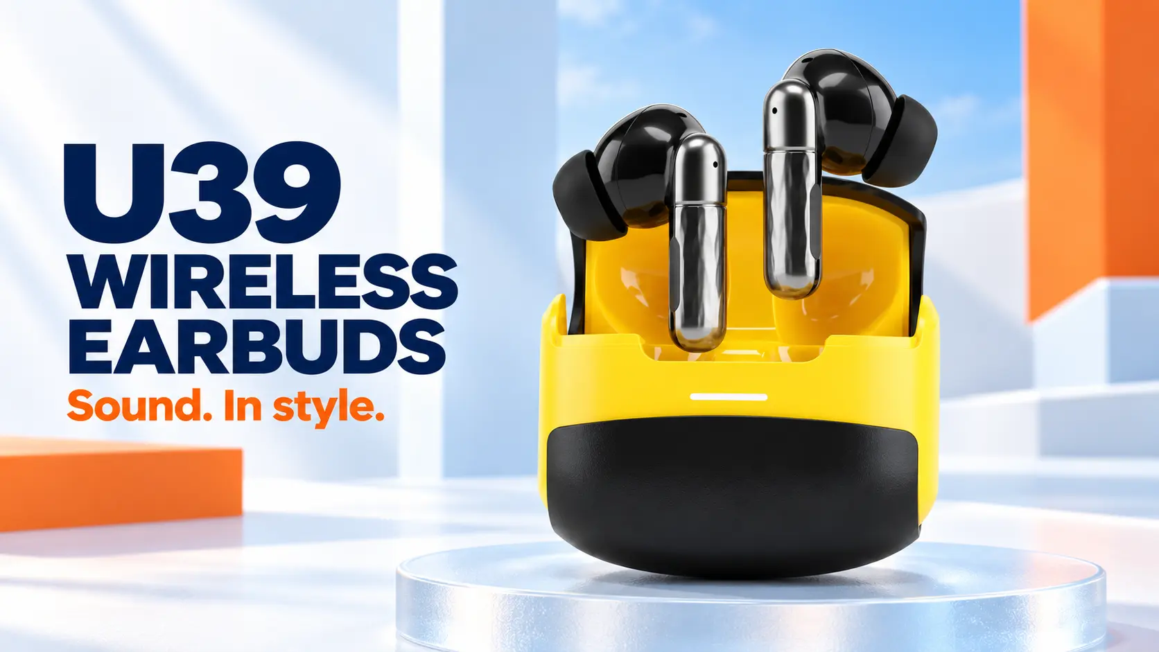 U39 Wireless Earbuds overview banner 1
